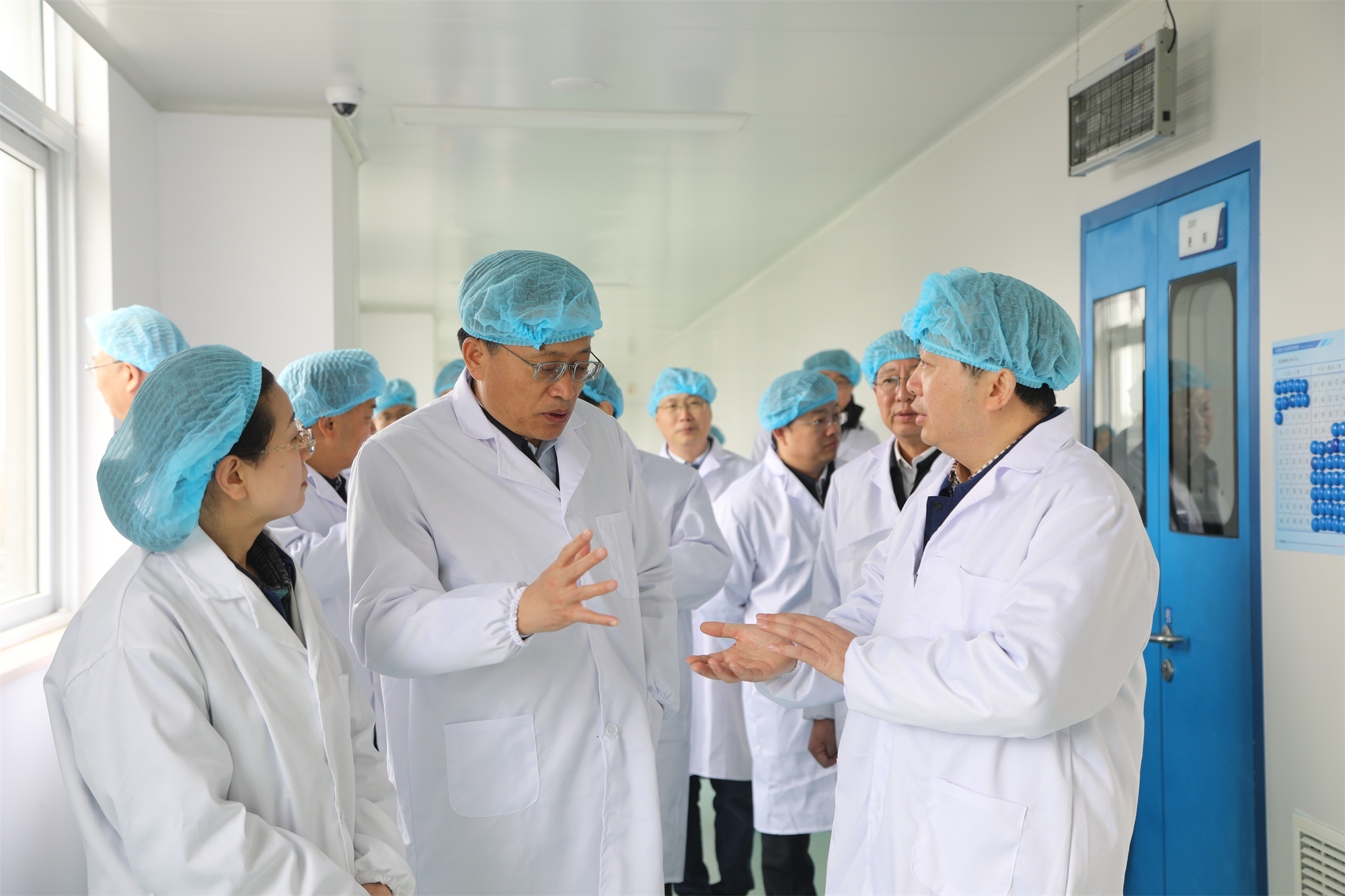 江苏省副省长胡广杰一行莅临天趣药业调研指导